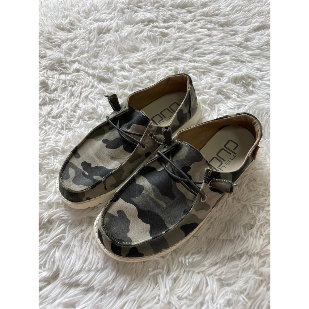 Hey Dude Wendy Camo Slip On Loafers
